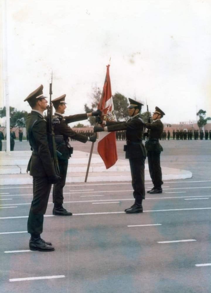 Foto de Relevo de Escolta - Finalización de los Tres Años de Estudio (Diciembre 1985)